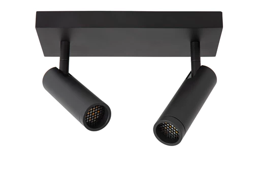 Lucide GRADO - Deckenstrahler - 2xGU10 (MR11) - Schwarz - ausgeschaltet